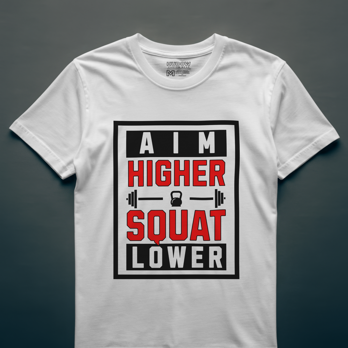 Aim higher squat lower