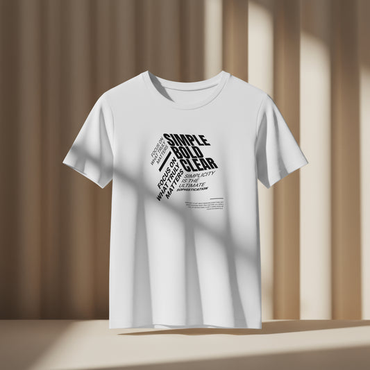 Simple, bold